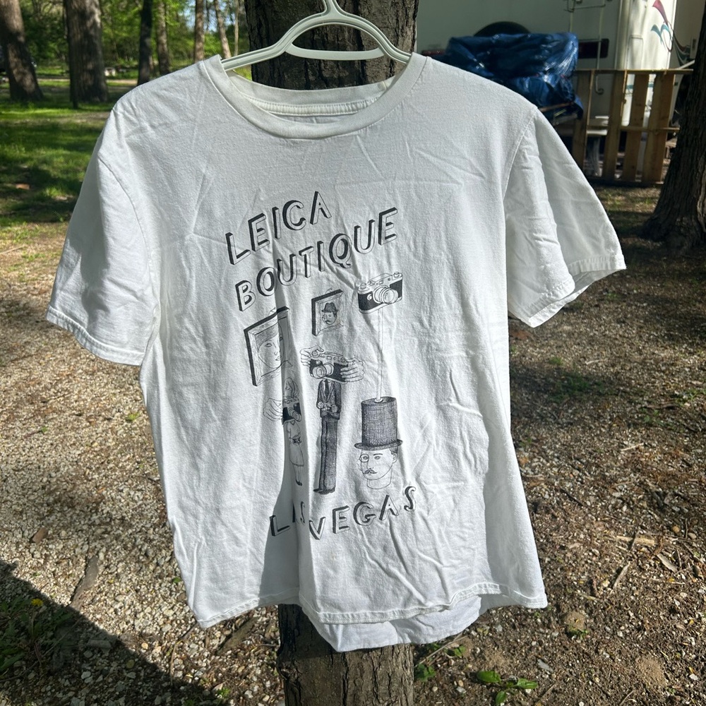 Leica White Graphic T-Shirt